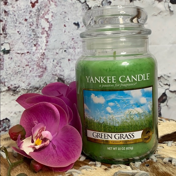 Yankee candle green grass 22 ounce candle
